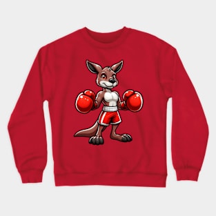 boxer kangaroo Crewneck Sweatshirt